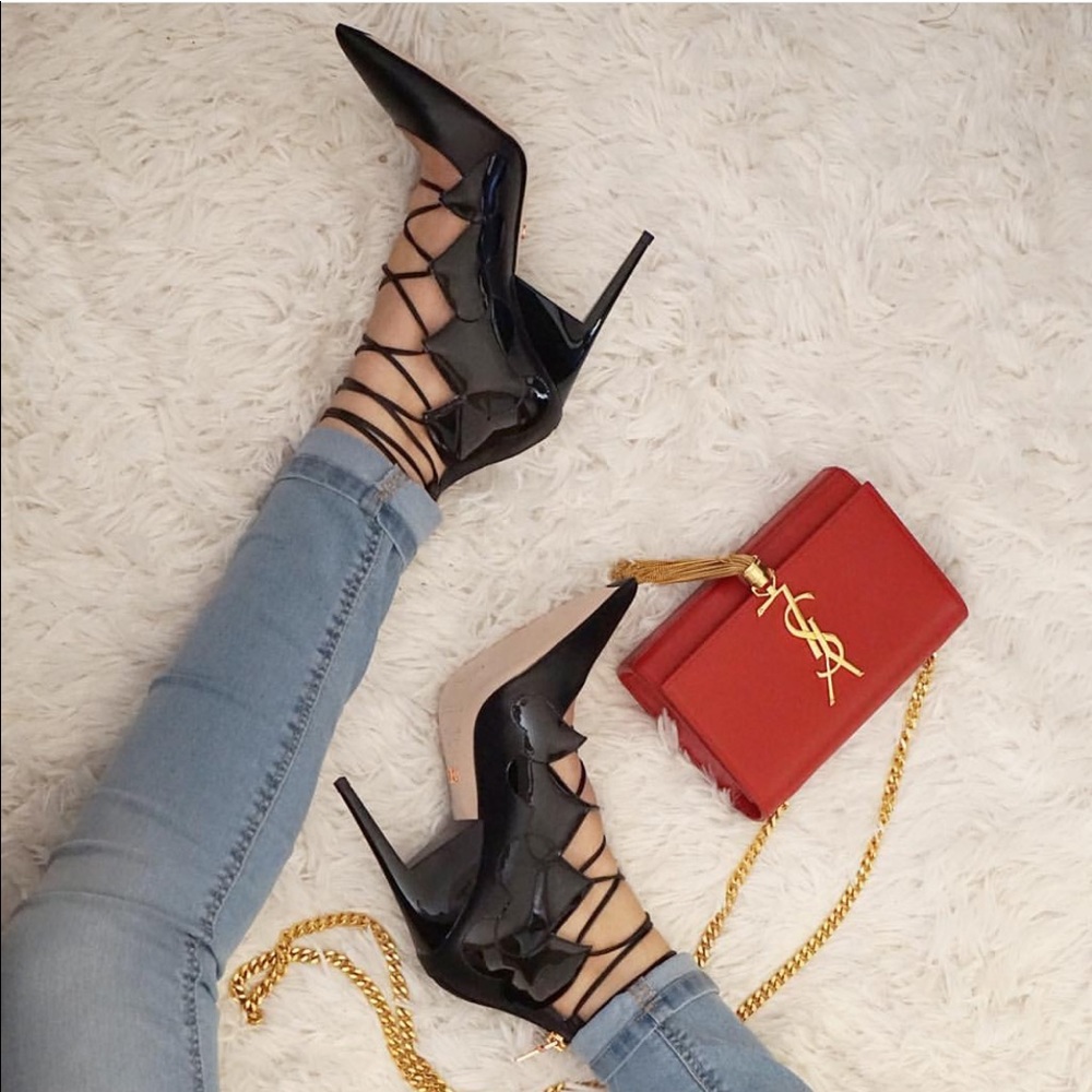 Ruthie Davis lace up heels